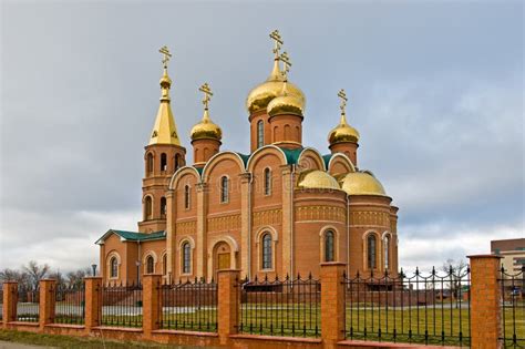 Russian Orthodox Church in Aktobe Stock Image - Image of religion ...