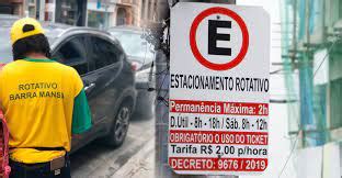 Uma Das Bandeiras Da CDL BM Estacionamento Rotativo Na Cidade Que