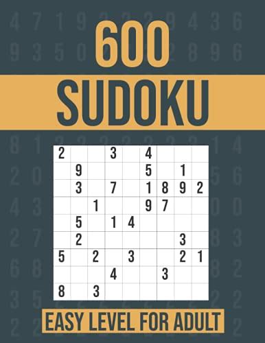 Sudoku Easy Level For Adults Easy Level Sudoku Puzzles For