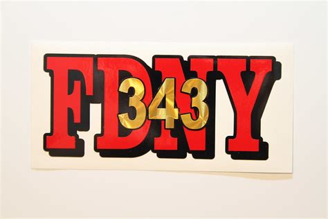 Fdny 343 Decal Flickr Photo Sharing