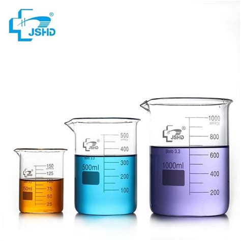 5ml To 10000ml Lab Glass Beaker Suppliers China Price Huida Medical