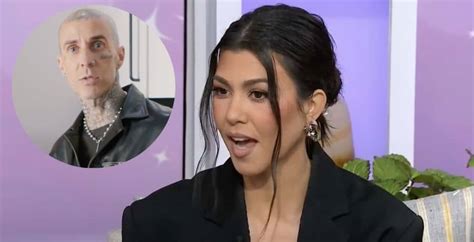 Nude Kourtney Kardashian Travis Focuses On Bizarre Body Part