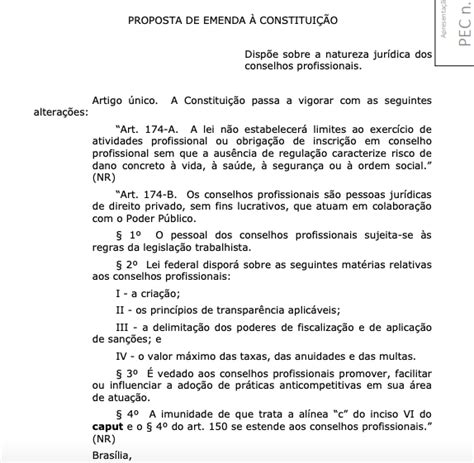 Jeff Nascimento On Twitter Proposta De Emenda Constitucional