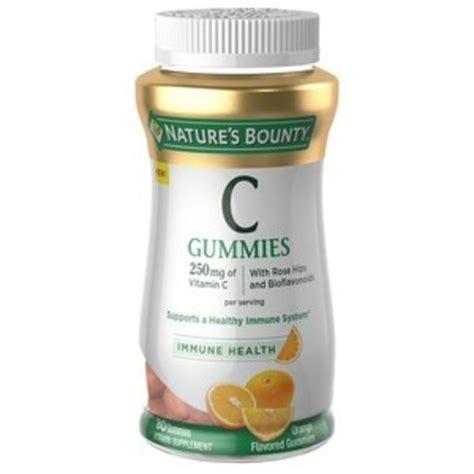 Nature S Bounty Vitamin C Mg Gummies Orange Flavored Each