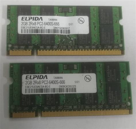 Yahooオークション Pc2 ノート用 Ddr2 メモリ Elpida 2gb 2rx8 Pc2