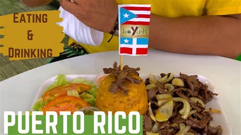 Lares Puerto Rico Comidas Y Bebidas Sabrosas Youtube