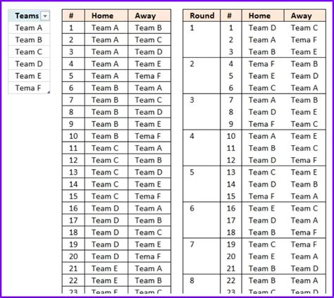 Match Scheduler And Fixture Generator For Sport League Competition