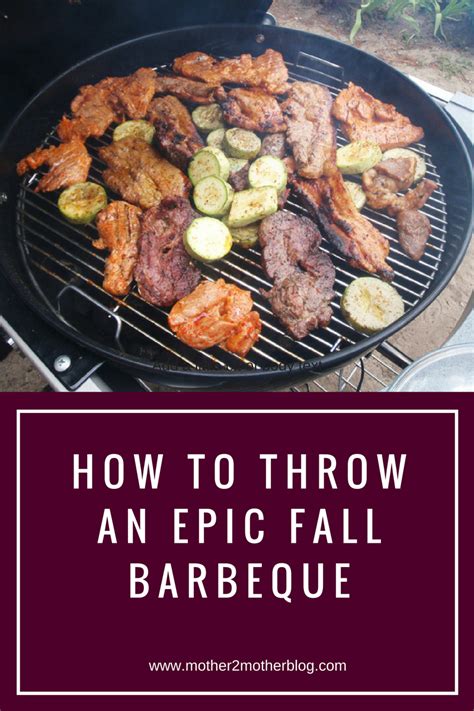 How To Throw An Epic Fall Barbeque Mother Mother Blog Barbeque