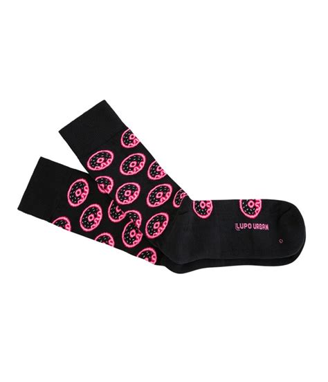 Meia Cano Longo Donuts Lupo Urban Algodão lingerie br