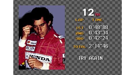 Ayrton Sennas Super Monaco Gp Ii Sega Mega Drive