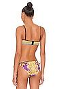 VERSACE Barocco Goddess Bikini Top In Dark Orchid Sun REVOLVE