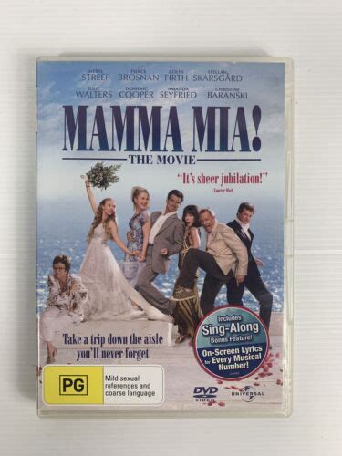 Mamma Mia Dvd R4 Meryl Streep Colin Firth Julie Walters Ebay