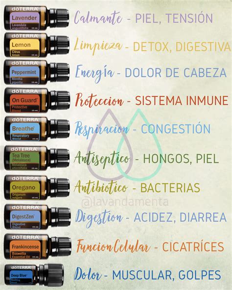 Top Aceites D Terra Aceites Esenciales Doterra Gu A De Aceites