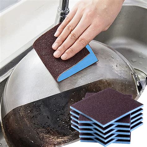 Holloyiver Pcs Nano Carborundum Sponge Emery Sponge Brush Clean