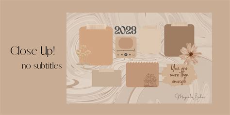 2023 Brown Minimalist Desktop Wallpaper - Etsy