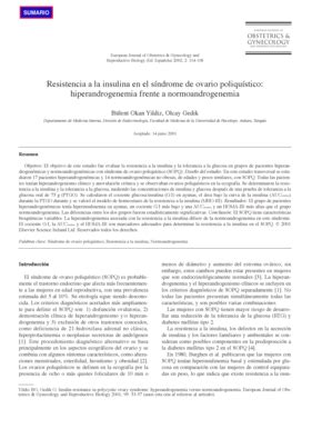 Fillable Online Resistencia A La Insulina En El S Ndrome De Ovario