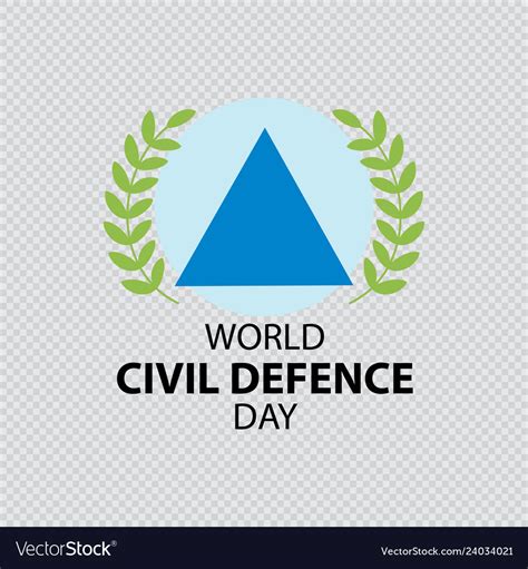 World Civil Defence Day Royalty Free Vector Image