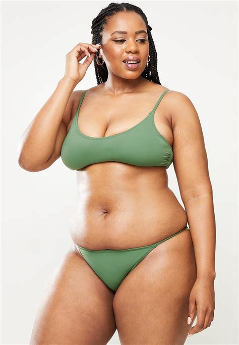 Plus Bilbao Bikini Bottom Green Dorina Swimwear Superbalist