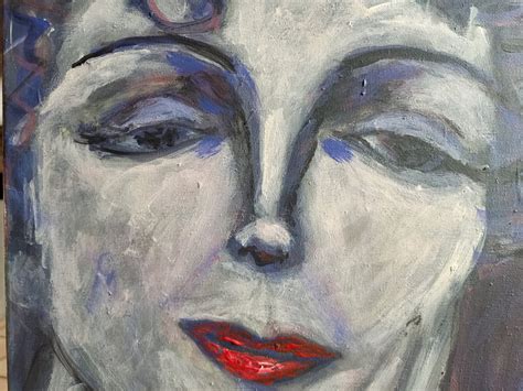 edith piaf portrait french singer painting paris painting love art