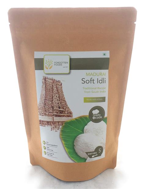 Buy Forgotten Foods Millet Soft Idli Mix Instant Idly Batter Ready