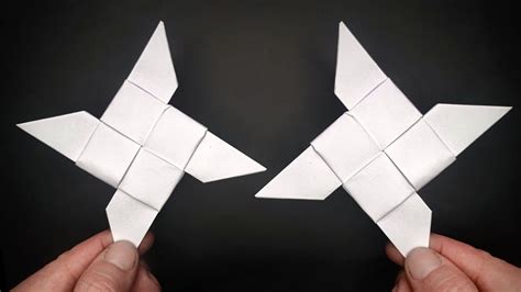 Origami Shuriken How To Make Paper Ninja Star Cool Paper Weapons Diy