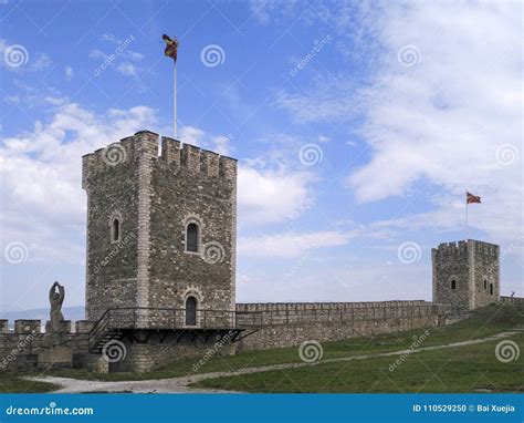 keller castle  skopjemacedonia editorial image image
