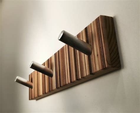 Wall Coat Rack Modern Wood Coat Rack Unique By Andrewsreclaimed