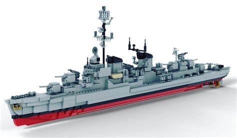 Micro Warships - USS Kidd DD-61 Lego Model