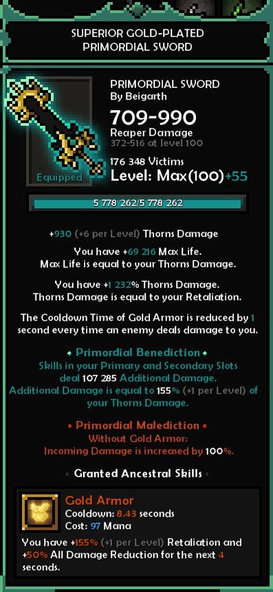 The Slormancer: Thorns Mighty Knight - GamePretty