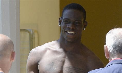 Shirtless Mario Balotelli Gets His Kit Off As He Attends Training Session And Has His Toned