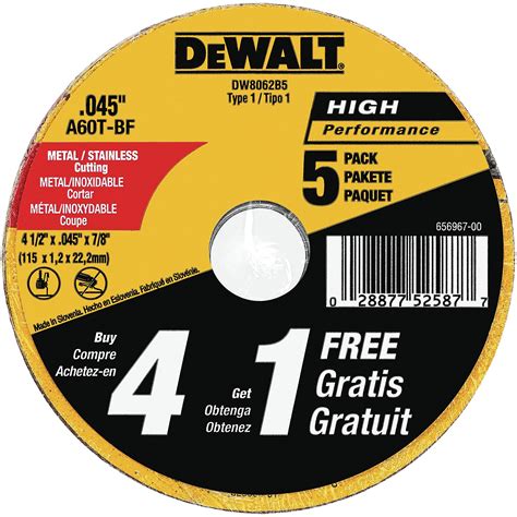 Buy Dewalt Cutting Wheel General Purpose Metal Cutting Inch