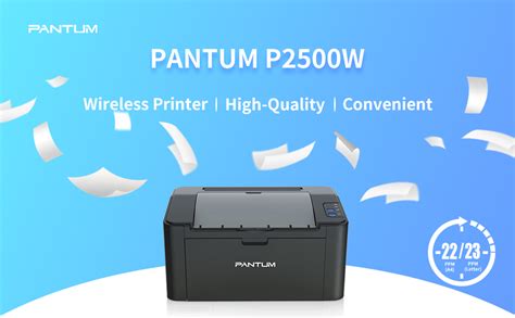 Pantum P2500W P2511W Wireless Laser Printer Black White Monochrome