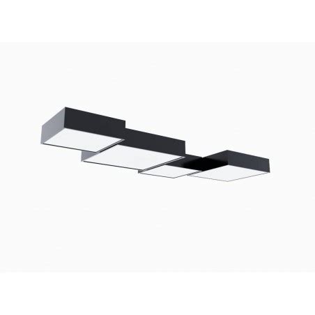 Czarny Plafon 4xE27 Horus 55 SL 0920 Sollux Lighting