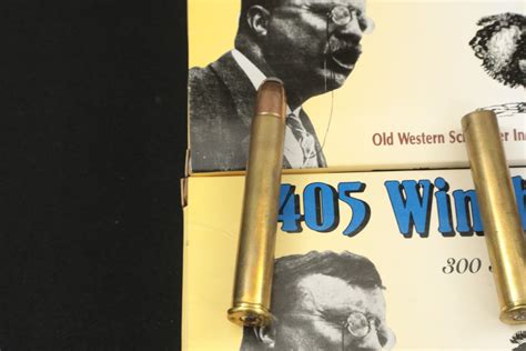 Old West Scrounger 21x 405 Win Ammunition Ows 300 Gr Jsp Bullets Ammo And 19x Fired Brass Cases