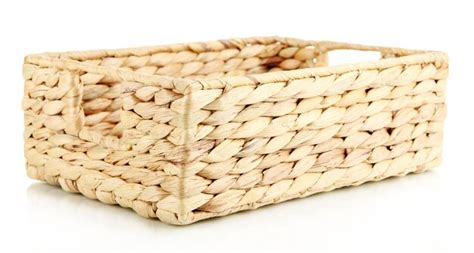 Premium Photo | Wicker basket isolated on white