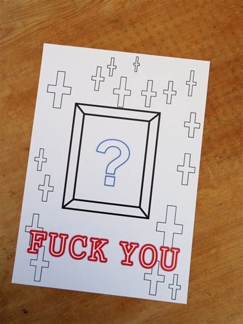 Fuck You Colouring Page Pdf Printable A Etsy Australia