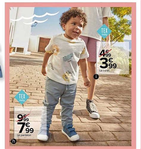 Promo Le Pantalon Tex Baby Chez Carrefour Icatalogue Fr