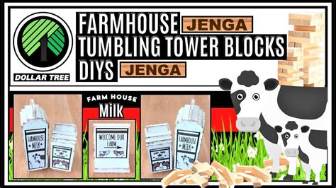 New High End Tumbling Tower Blocks Farmhouse Milk Carton Diys Ii Fresh