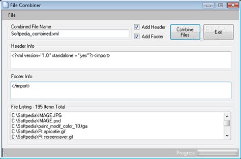 file combiner  softpedia