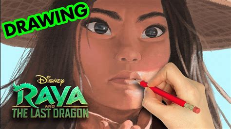 How To Draw Disneys Raya And The Last Dragon Art Therapy Youtube