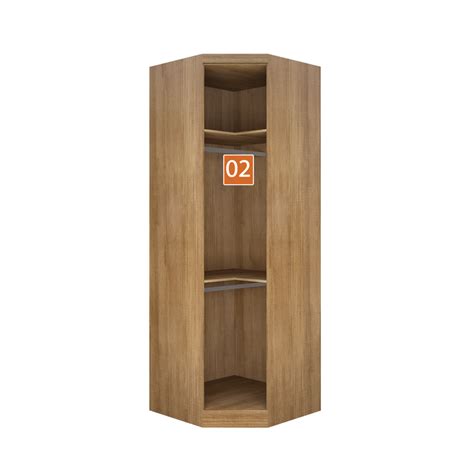 Modulado Closet Completo 9 Portas 6 Gavetas Rizon Cumaru Móveis