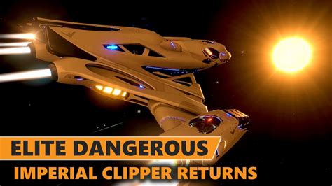 Elite Dangerous Imperial Clipper Vs Capital Ship Majestic Class