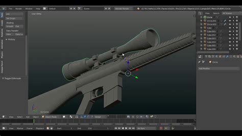 Marine Scout Sniper Rifle Modeling In Blender Part 3 Request YouTube