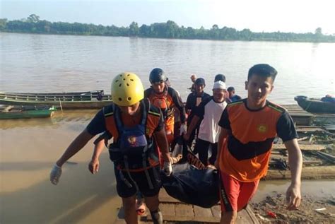 Tim Sar Temukan Pria Yang Kesurupan Dan Tenggelam Di Sungai Batanghari