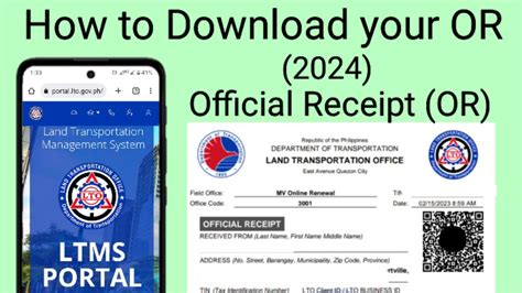 How To Get Or Copy After Online Registration Lto Ltms Online Portal