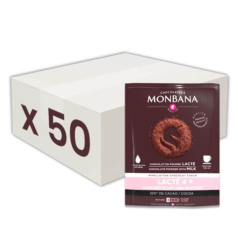 Monbana Toiles Chocolat Chaud Intense Dosettes Individuelles