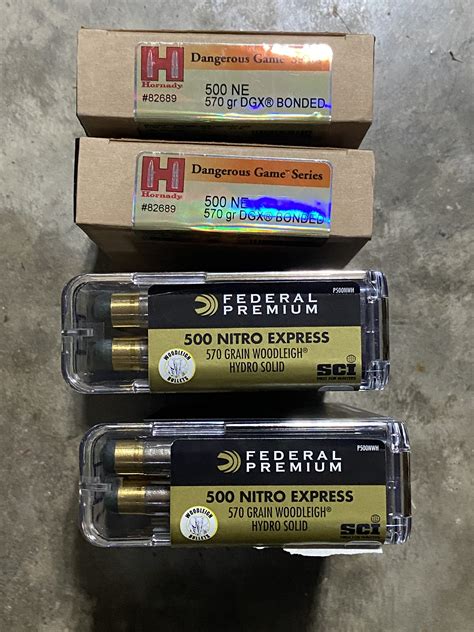 500 Nitro Express Premium Factory Ammo For Sale AfricaHunting