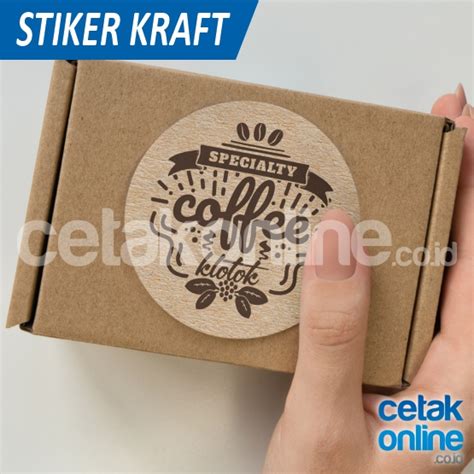 Platinum Print A3 Stiker Kraft Coklat Cetakonline