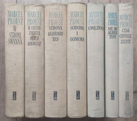 Marcel Proust W Poszukiwaniu Straconego Czasu Komplet