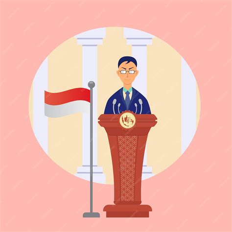 premium vector indonesia goverment illustration goverment